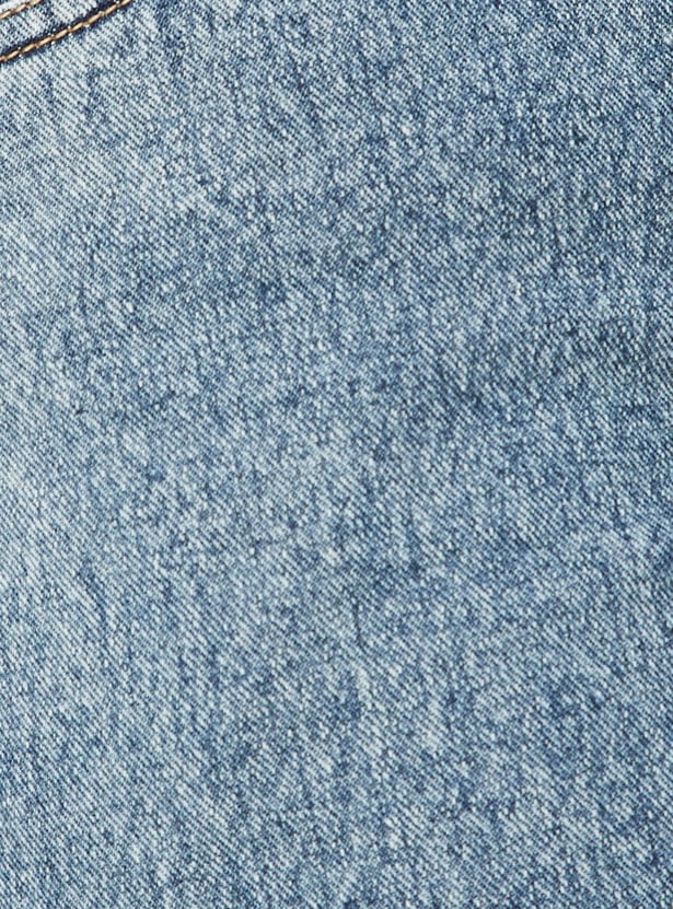 Women Washed Wide Leg Jeans