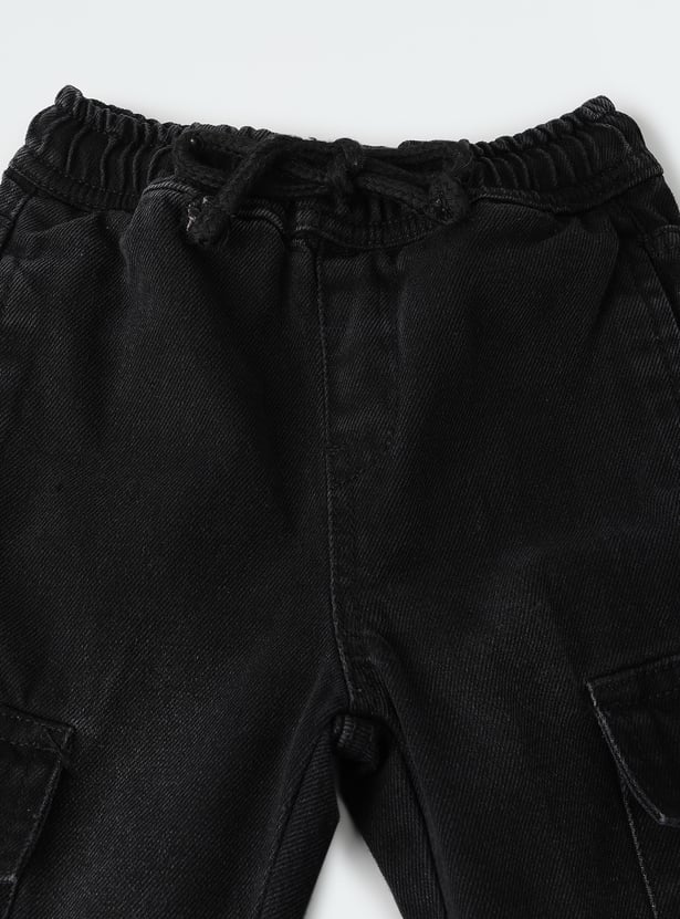 Boys Solid Jogger Jeans