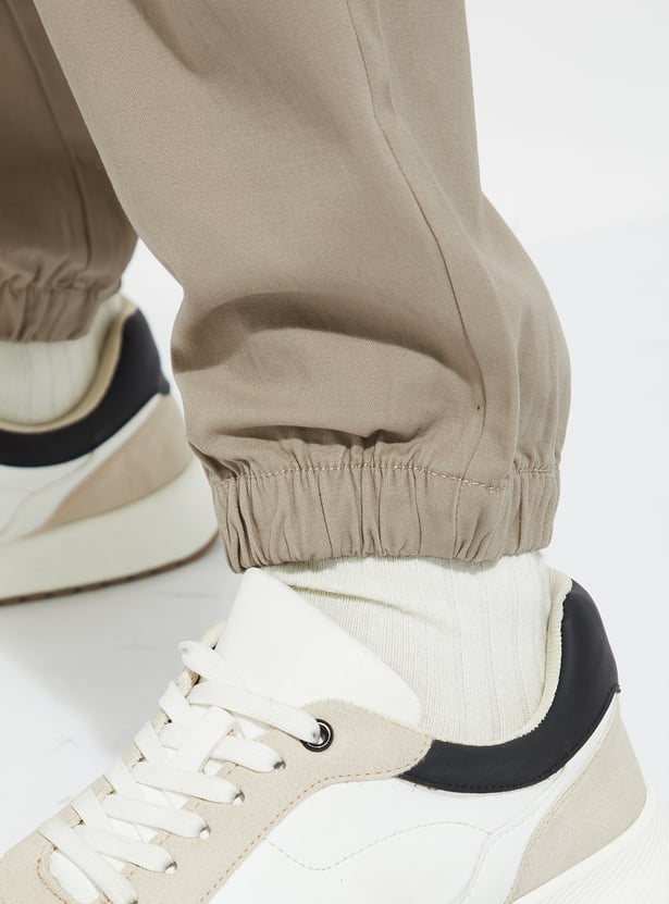 URB_N Men Textured Relaxed Fit Joggers