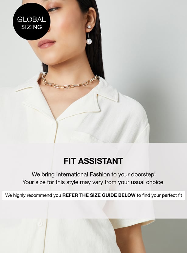 Women Solid Resort Shirt