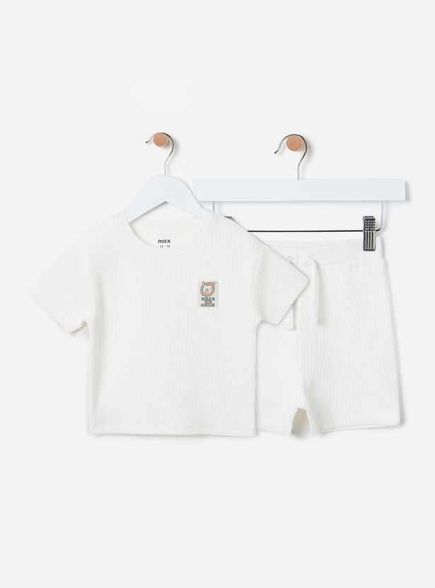 Boys Ribbed Co-ord Set