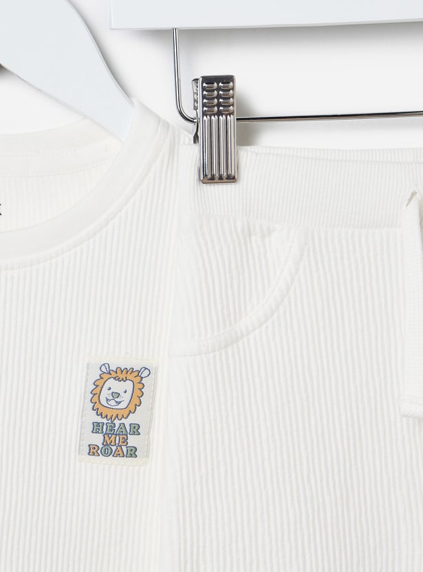 Boys Ribbed Co-ord Set