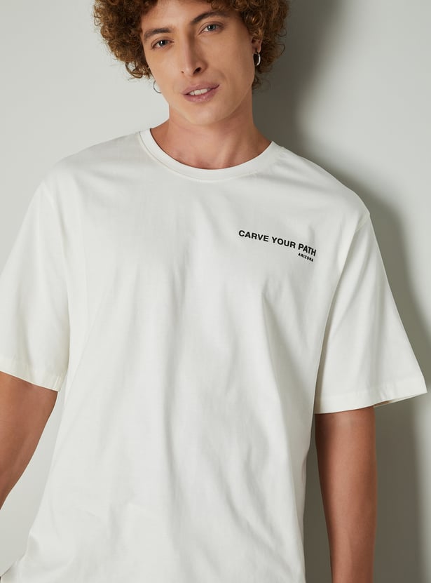 Men Back Print T-shirt