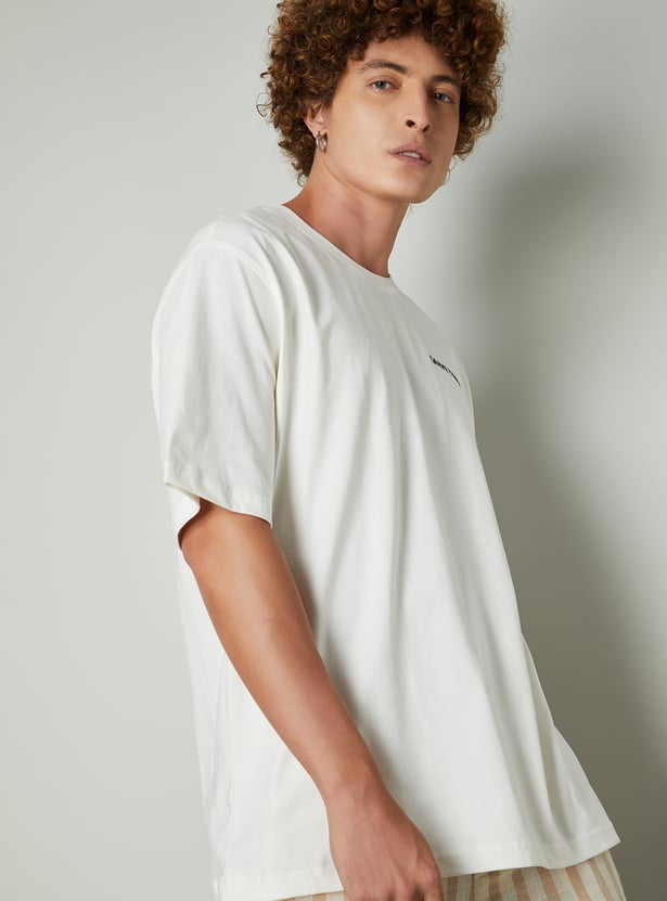 Men Back Print T-shirt