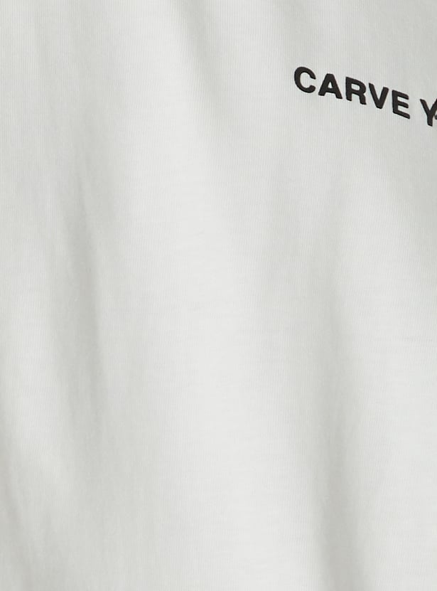 Men Back Print T-shirt