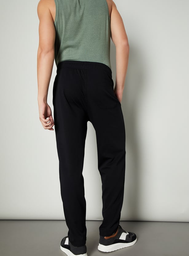 Men Textured Sports Joggers