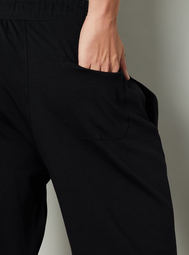Men Textured Sports Joggers