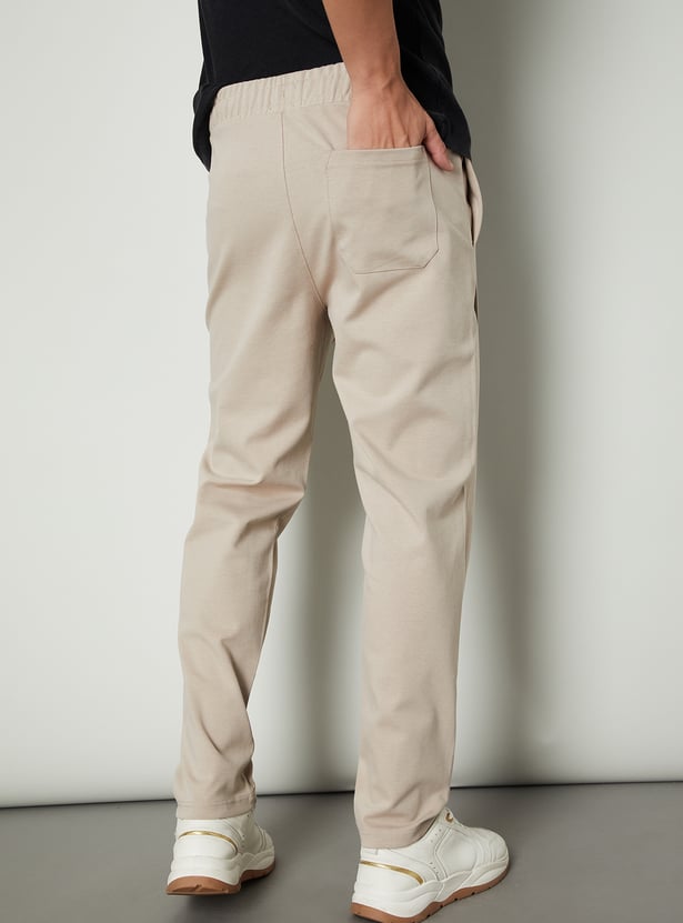 Men Textured Sports Joggers