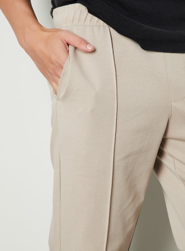 Men Textured Sports Joggers