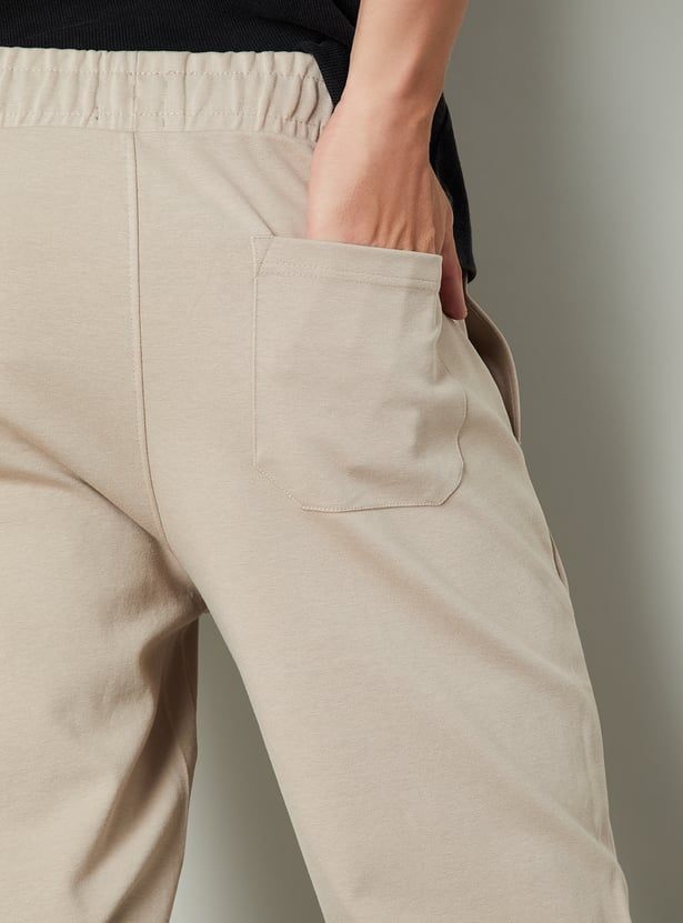 Men Textured Sports Joggers