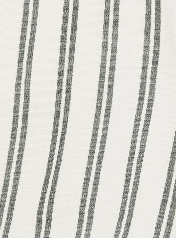 Boys Striped Shorts Set