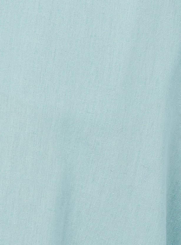 Women Solid Tie-Up Waist Palazzos