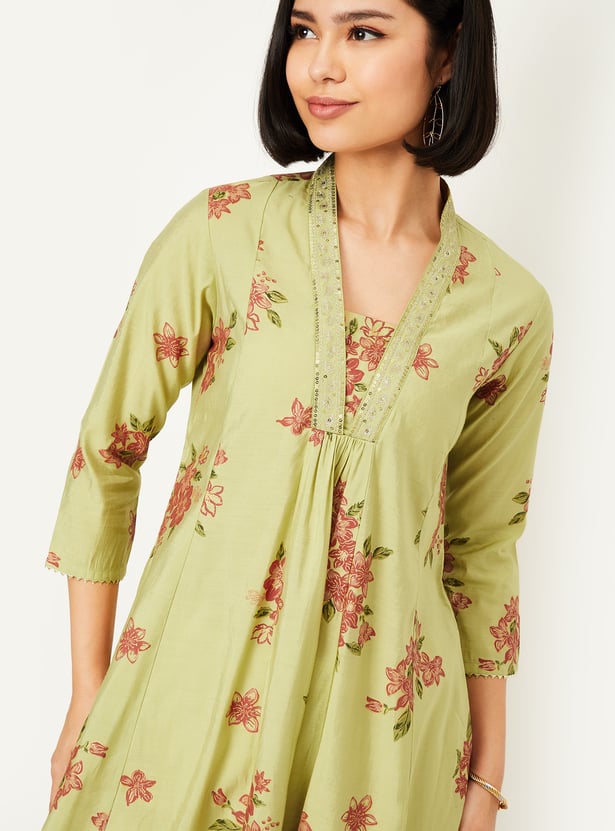 Kalki x Max Women Printed A-line Kurta