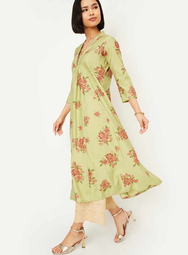 Kalki x Max Women Printed A-line Kurta