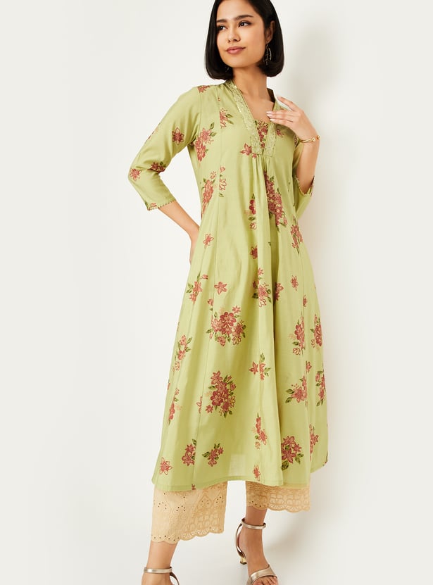 Kalki x Max Women Printed A-line Kurta