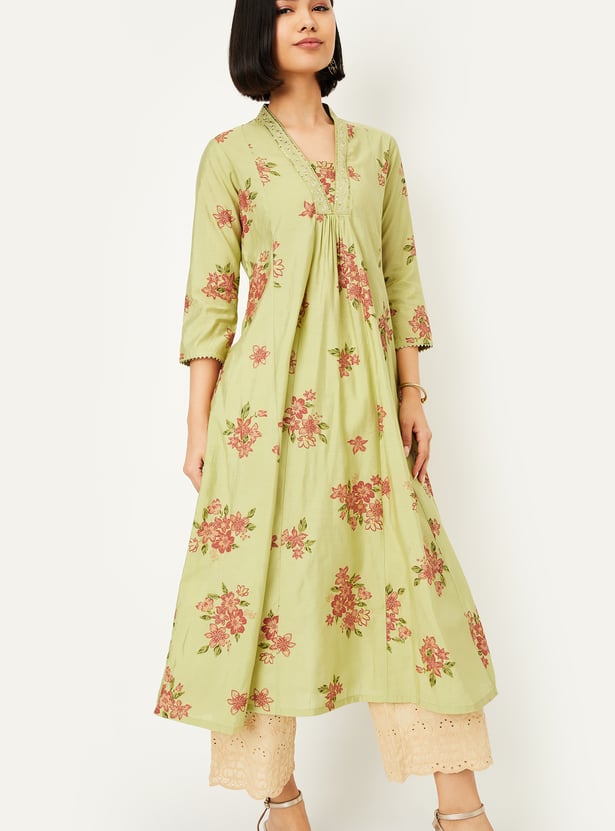 Kalki x Max Women Printed A-line Kurta