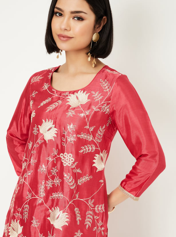 Embroidered Kurta-Bust 36