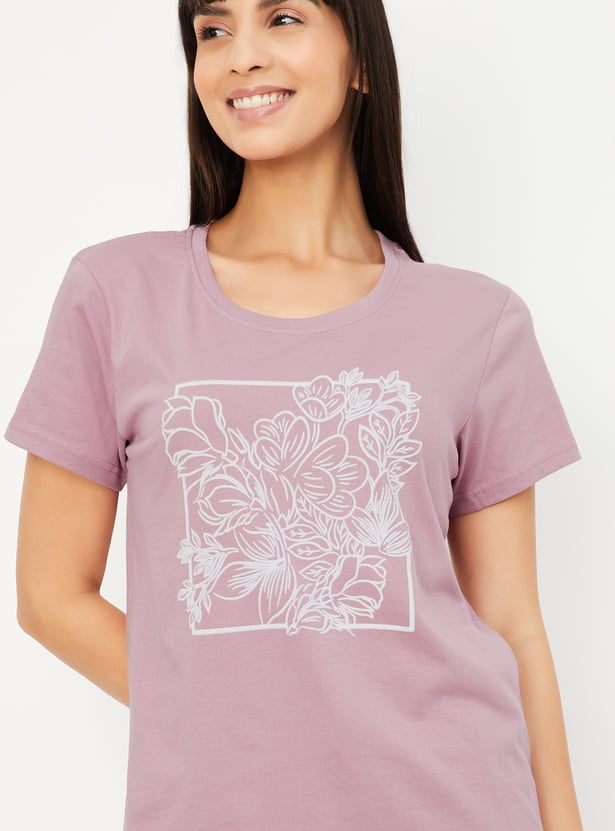 Women Printed PJ Set