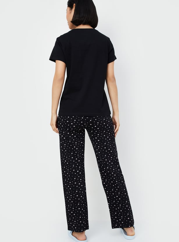 Women Printed PJ Set