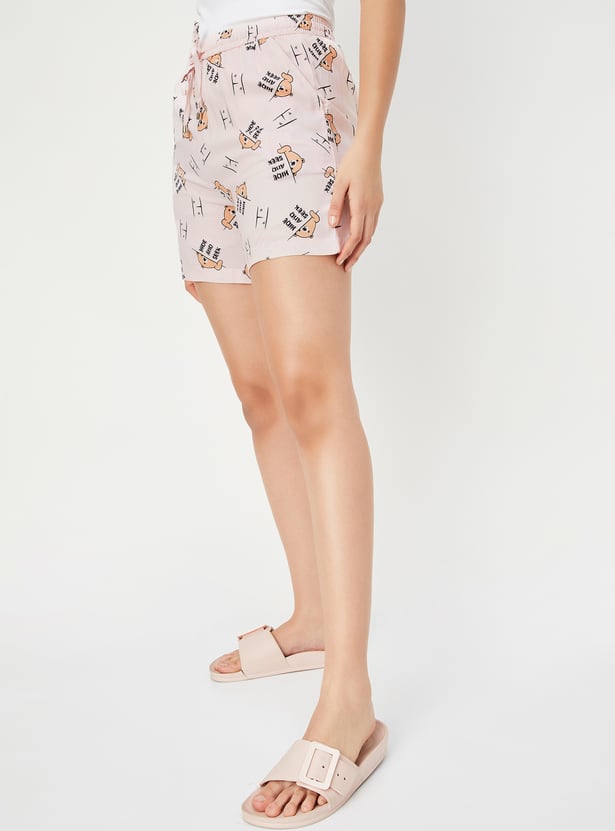 Buy Women Printed Sleep Shorts Online at just Rs. 399.0