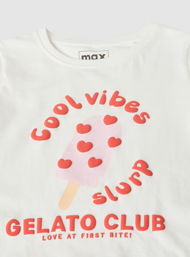 Gelato Where To Get Shirts Printed Girls Embossed T-shirt