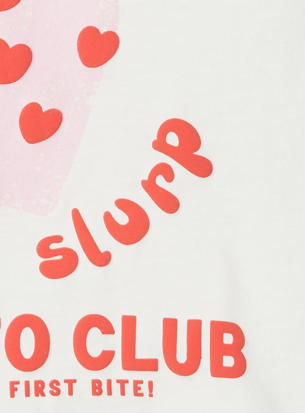 Girls Embossed T-shirt