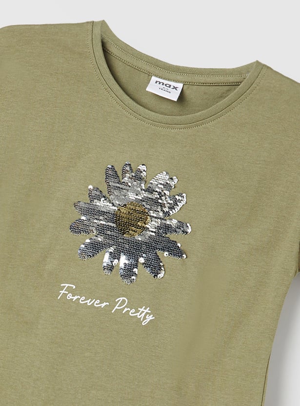 Girls Embellished T-shirt