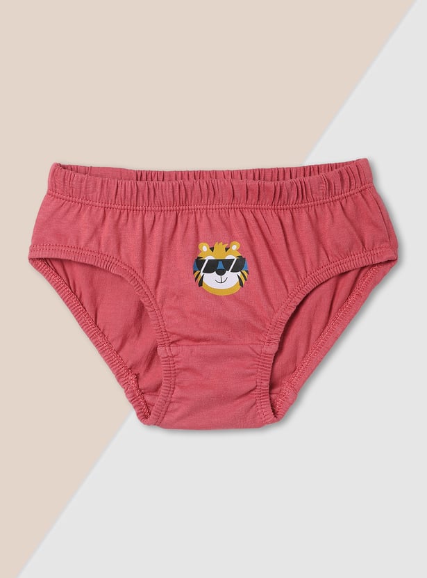 Boys Printed Briefs - Pack of 3