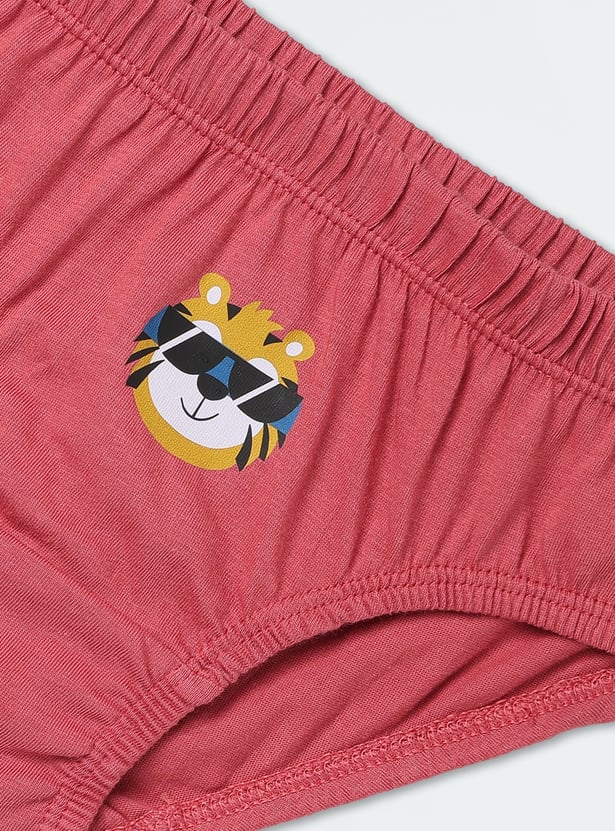 Boys Printed Briefs - Pack of 3