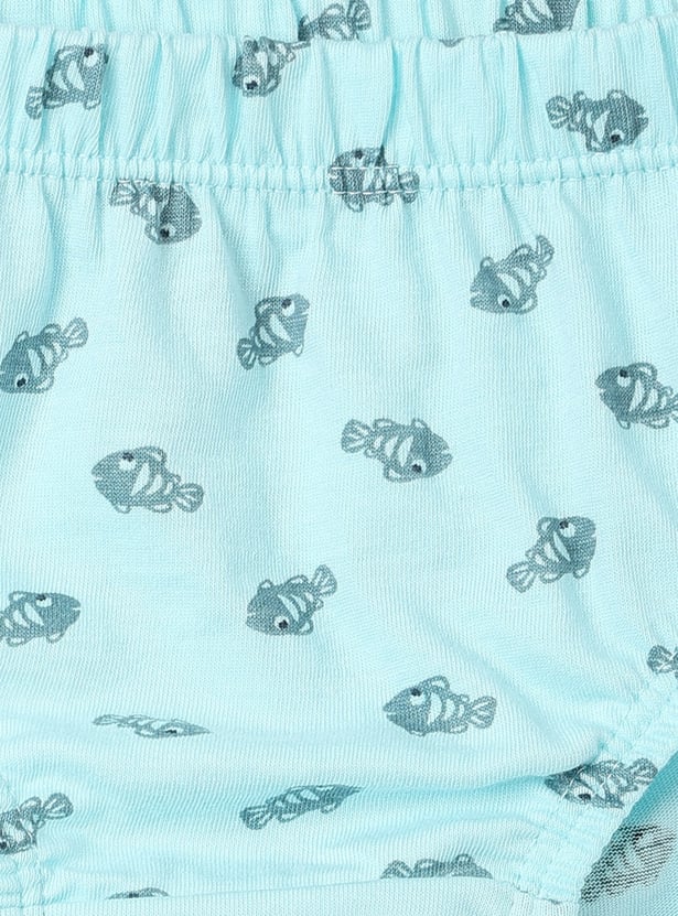 Boys Printed Briefs - Pack of 3