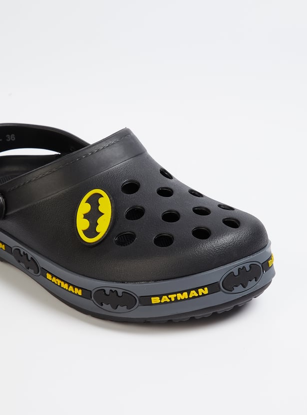 Boys Batman Clogs with Charms
