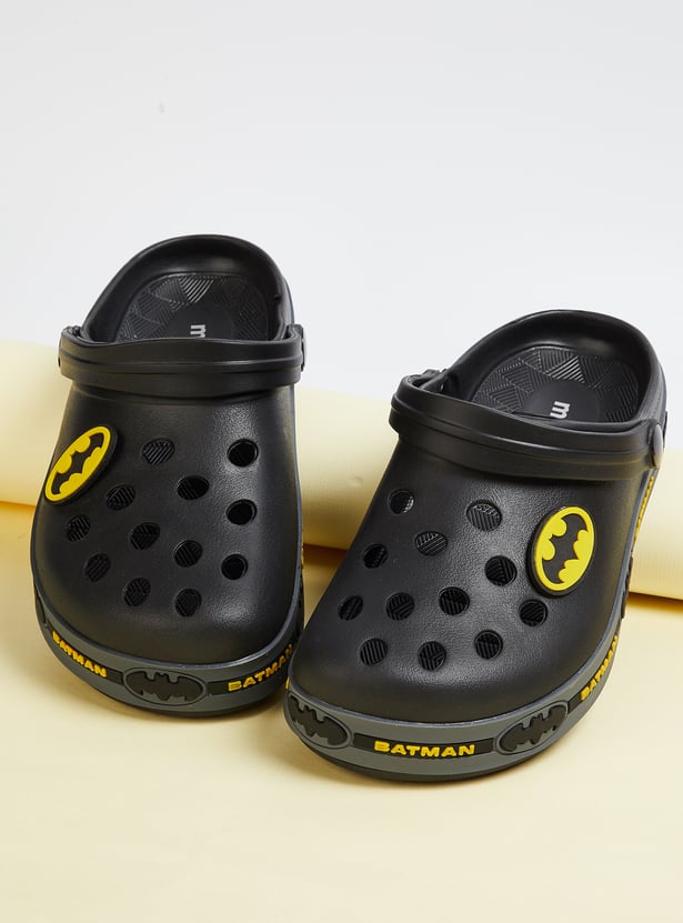 Boys Batman Clogs with Charms