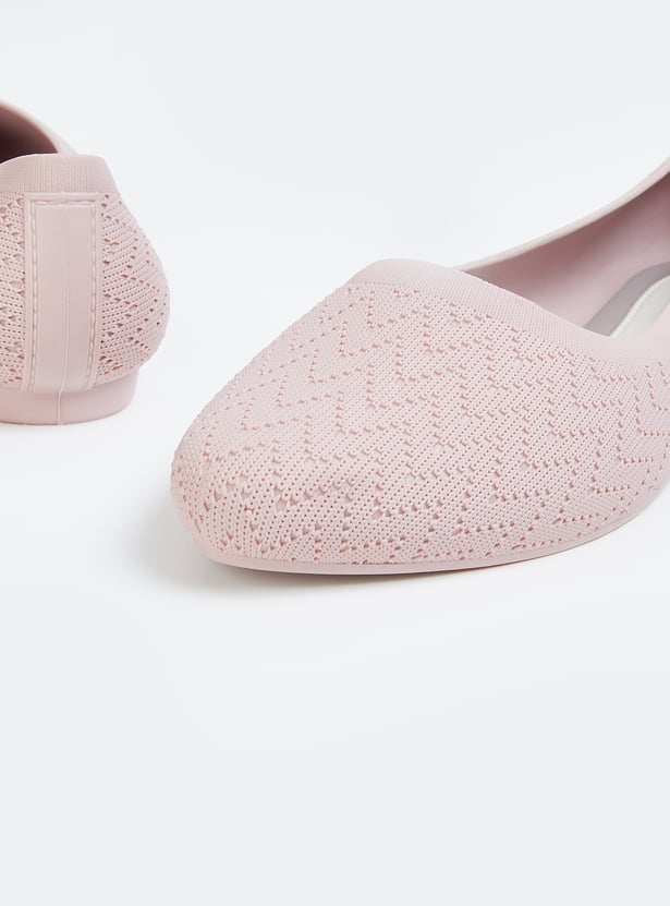 Women Perforations Ballerinas