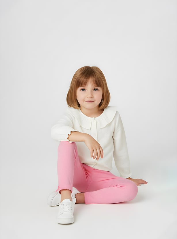 Girls Solid Leggings