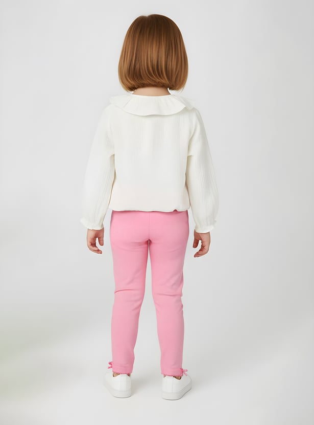 Girls Solid Leggings