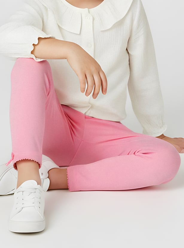 Girls Solid Leggings