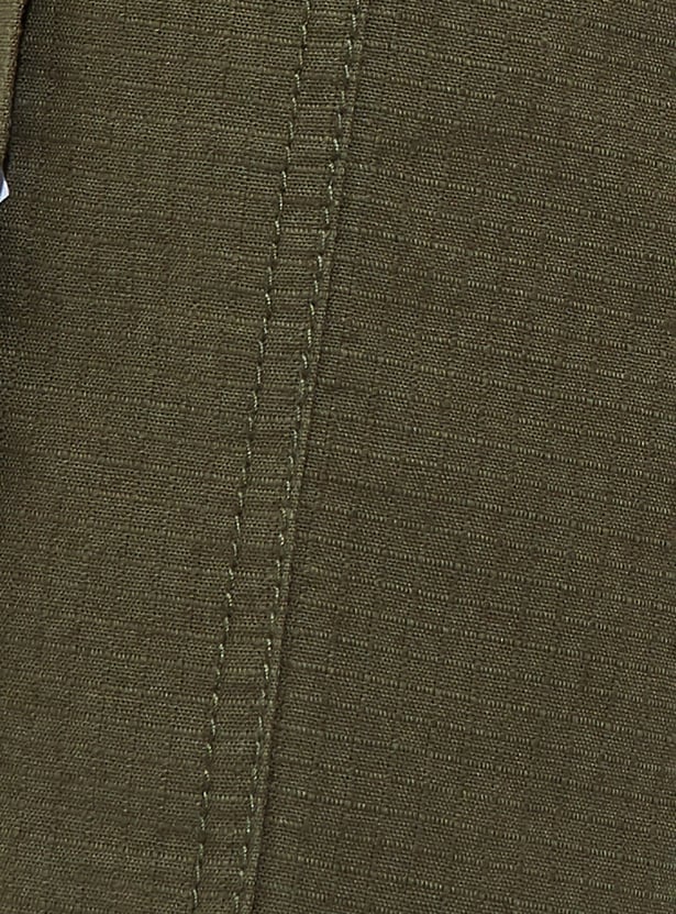 URB_N Men Solid Cargo Shorts