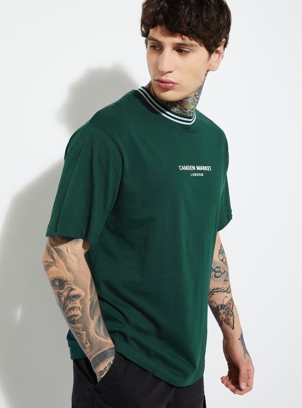 URB_N Men Printed Relaxed Fit T-shirt