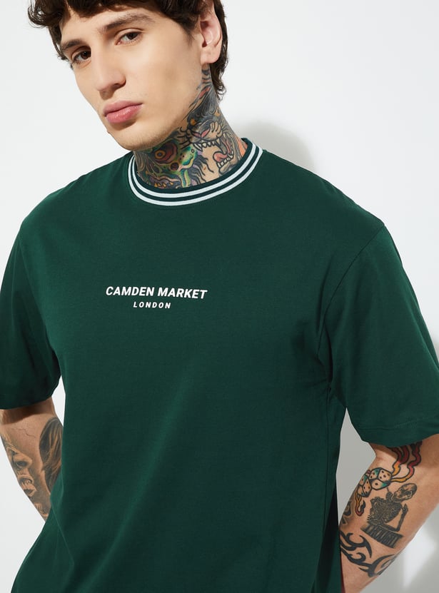 URB_N Men Printed Relaxed Fit T-shirt