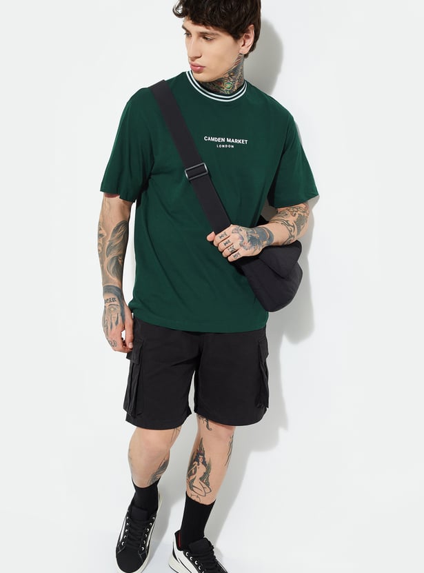 URB_N Men Printed Relaxed Fit T-shirt