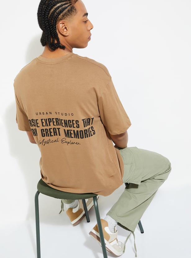 URB_N Men Printed Relaxed Fit T-shirt