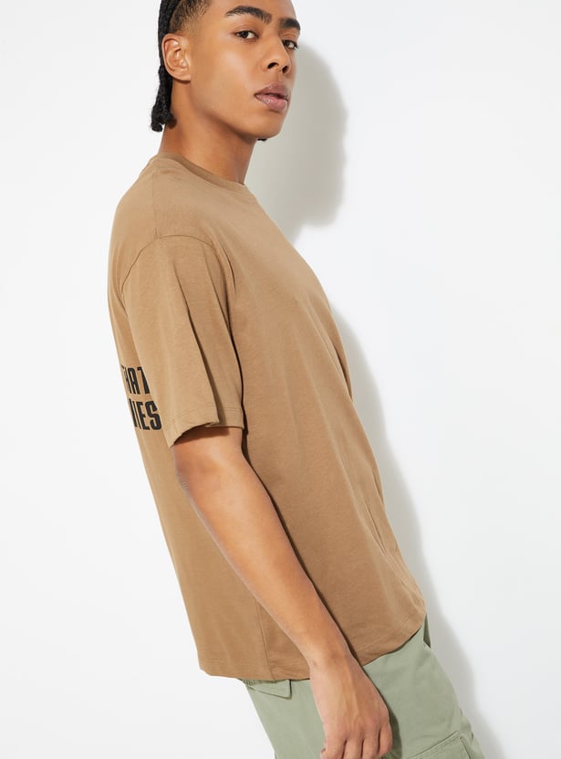 URB_N Men Printed Relaxed Fit T-shirt