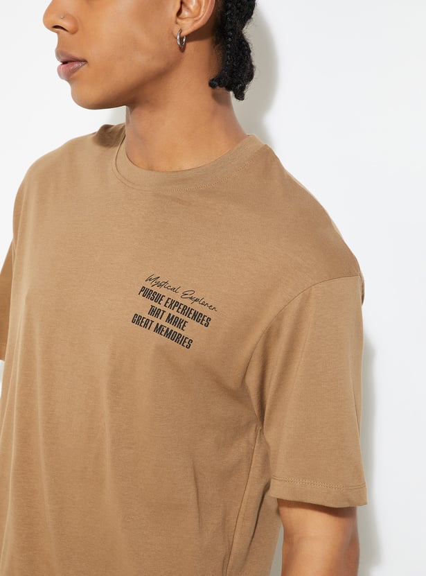 URB_N Men Printed Relaxed Fit T-shirt