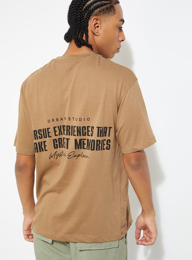URB_N Men Printed Relaxed Fit T-shirt