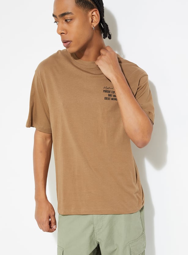 URB_N Men Printed Relaxed Fit T-shirt