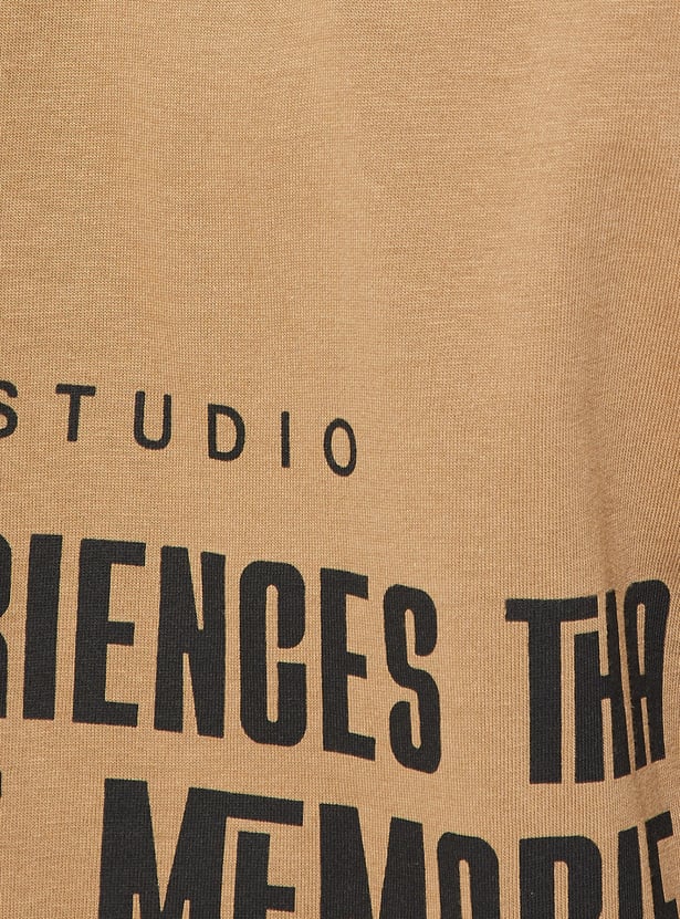 URB_N Men Printed Relaxed Fit T-shirt