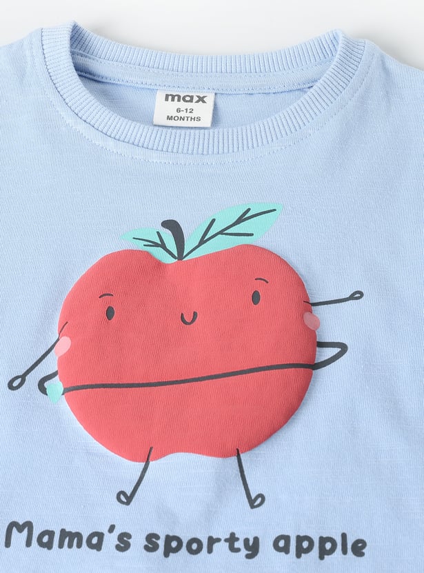 Girls Printed Shorts Set