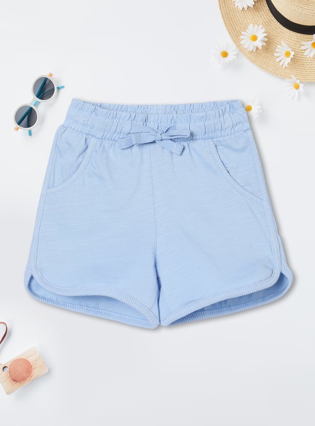 Girls Printed Shorts Set