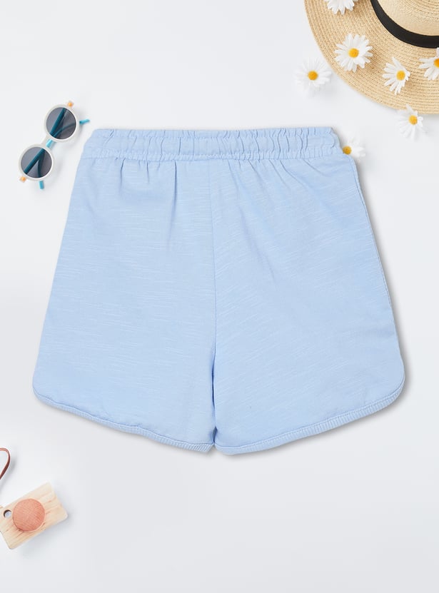 Girls Printed Shorts Set