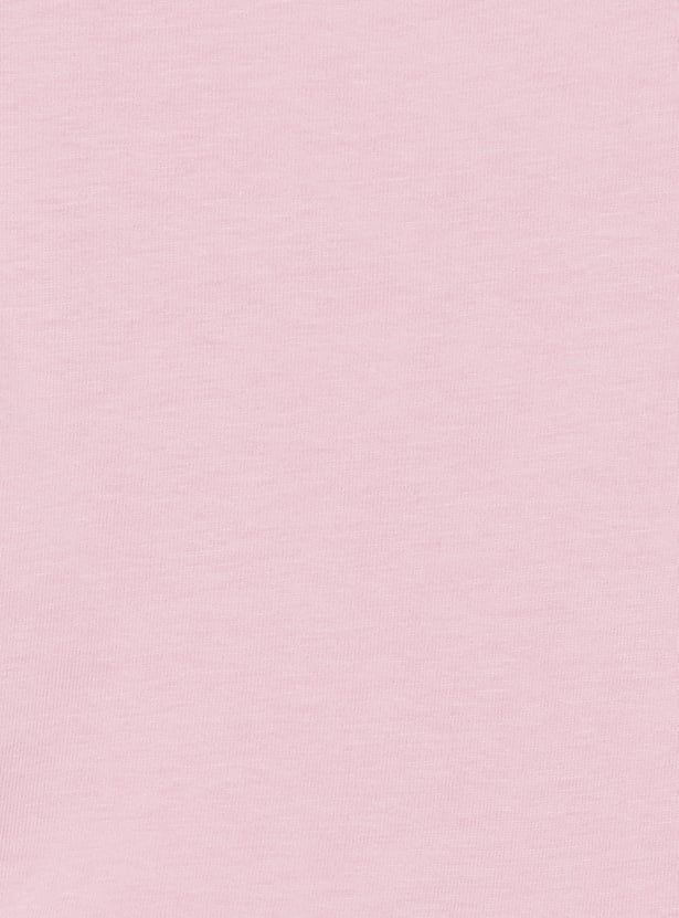 Girls Floral Print Dress with T-shirt